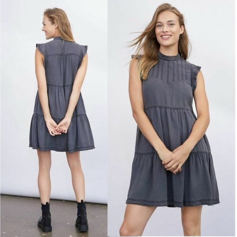 Anthropologie Jenee Tiered Tunic Dress